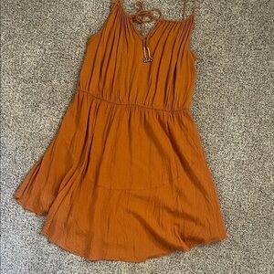 Free people intimately rust colored adjustable strap dress medium